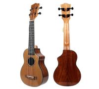 Ukelele Set Ukelele De Madera Maciza Al Que Le Faltan Esquinas Y Acabado Brillante Adecuado Para Principiantes Adultos Profesionales