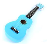 Ukelele soprano azul claro Korala: ukelele de 4 cuerdas (incluye tabla de acordes, hojas de canciones y ayudas de afinación (idioma español no garantizado)