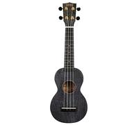 Ukelele soprano slim negro satinado + funda