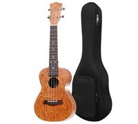 Ukelele Técnico De 23 Pulgadas, Instrumento De Cuerda De Guitarra Con Cuerpo Totalmente Enchapado De Madera Para Amantes Del Ukelele Ukelele Starter Kit