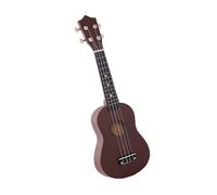 Ukelele Treble De 21 Pulgadas Para Principiantes Guitarra Hawaiana De Cuatro Cuerdas + Cuerda + Instrumento Musical De Púa Ukelele Set(Coffee,B)