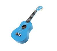 Ukelele Treble De 21 Pulgadas Para Principiantes Guitarra Hawaiana De Cuatro Cuerdas + Cuerda + Instrumento Musical De Púa Ukelele Set(Blue,B)