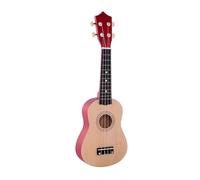 Ukelele Treble De 21 Pulgadas Para Principiantes Guitarra Hawaiana De Cuatro Cuerdas + Cuerda + Instrumento Musical De Púa Ukelele Set(Wood,C)