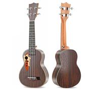 ukelele Ukelele De Palisandro Con Agujero De Uva De 21 Pulgadas Ukelele Hawaiano Guitarra Pequeña