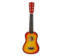 ukelele Ukelele De Tilo De 21 Pulgadas Instrumento De Guitarra Acústica Pequeño De 6 Cuerdas Para Principiantes(B)