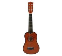 ukelele Ukelele De Tilo De 21 Pulgadas Instrumento De Guitarra Acústica Pequeño De 6 Cuerdas Para Principiantes(A)