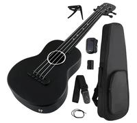 Ukelele Ukelele Eléctrico De Concierto Con Cuerpo Fibra Carbono Kit 23 Pulgadas Para Profesionales Adultos
