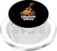 Ukelele Vibes Hibisco Cartoon Uke Art PopSockets PopGrip para MagSafe