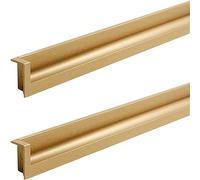 UKewei Pomos y asas, 2 tiradores para gabinete, manijas de puerta integradas, manijas de armario, tiradores de dedo empotrados (longitud: 809 mm) / longitud: 609 mm (tamaño: longitud: 609 mm)