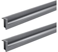 UKewei Pomos y asas, manija empotrada, 2 piezas, manijas ocultas para puerta, manija integrada con tornillos, manijas de armario para puertas de cajones de gabinetes (longitud: 109 mm) (tamaño