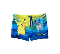 ukfashion Fashion UK Disfraz Oficial de Pokémon Pikachu Squirtle. Calzoncillos Tipo bóxer Marino de poliéster. Shorts de Playa Coloridos para niños.
