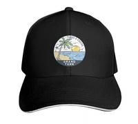 UKHQFED Gorra de béisbol clásica versátil Grand Turk Turks and Caicos Sombrero de Golf Vintage Sombrero de Golf de Hombre Genuino |-F-| Moda Playa Béisbol Hombres Mujeres PLeisure Regalos Deportivos