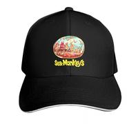 UKHQFED Gorra de béisbol clásica versátil Vintage Sea Monkeys Espuma Fiesta Sombrero Sombreros Divertidos Gorro de Invierno Béisbol para Hombres Regalos Deportivos Especiales para Mujeres