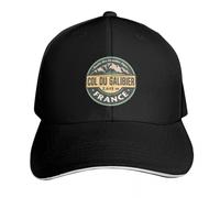 UKHQFED Gorra de béisbol clásica y versátil Col du Galibier, Route Des Grandes Alpes Gorra de Hombre Gorra Personalizada Gorras de Lujo Mujer Beach Visor Regalos Deportivos PLeisure para Hombre
