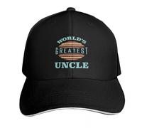 UKHQFED Gorra de béisbol clásica y versátil El tío más Grande del Mundo Rugby de Moda Sombreros Divertidos Sombreros en Oferta Playa para Mujeres Regalos Deportivos Especiales para Hombres