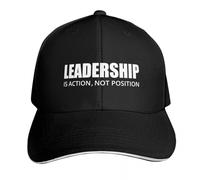 UKHQFED Gorra de béisbol clásica y versátil Liderazgo en liderazgo - Liderazgo Sombrero de Caballo Gorra Personalizada de Playa Hombres Sombreros Regalos Deportivos Especiales para Mujeres