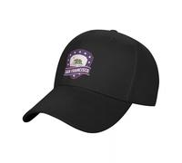 UKHQFED Gorra de béisbol clásica y versátil San Francisco CA Gorra de Hombre Icon Foam Party Sombrero de Golf Mujer Playa Outlet Regalos Deportivos para Hombres