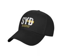 UKHQFED Gorra de béisbol clásica y versátil SYD, Aeropuerto Internacional de Sídney, Código de Aeropuerto de Australia. Regalos Deportivos de Recuerdo, de Vuelo y de piloto