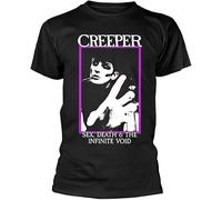 UKHrf35h Creeper 'Sex Death and The Infinite Void' T Shirt Black M