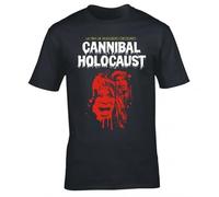 UKHrf35h GAHO Inspired by RUGGERO DEODATO Cannibal Holocaust Cult Movie T-Shirt Black XL