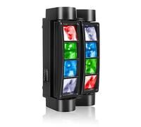 UKing Cabeza Móvil, 80W LED Luz del Partido la Iluminación del Escenario DMX512 DJ Disco para Bar Fiesta Navideña Halloween