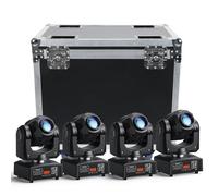 UKing Cabezas Moviles LED con Flight Case 50W Luz de Escenario DMX 512 RGBW Iluminacion DJ Moving Head Foco Luces de la Etapa 9/11 Canales Luces Discoteca para KTV, Bar, Club, Fiesta, Boda