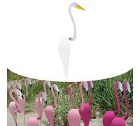 Ukisisi Florida Dancing Birds Garden Metal Art,Dancing Birds Garden Metal Ornament,Flamingo Garden Ornaments Outdoor Wind,Swirl Bird Whimsical Dynamic Bird Spin,Flamingo Wind Spinner,for Garden Decor