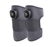 Ukisisi Masajeador De Rodilla，Masajeador De Rodilla con Calefacción,masajeador Inalámbrico con Vibración，Stent Térmico para Aliviar La Presión De La Rodilla-Magnetic attraction-2pcs