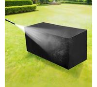 UKIXOM 115x70x45cm Funda para Muebles de jardín, Funda Mesa Exterior Impermeable, Rectangular Tela Oxford 600D, Anti Viento, Anti-UV Funda para Muebles de Patio para Exteriores, Múltiples tamaños