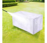 UKIXOM 80x50x80cm Funda para Muebles de jardín, Funda Mesa Exterior Impermeable, Rectangular Tela Oxford 600D, Anti Viento, Anti-UV Funda para Muebles de Patio para Exteriores, Múltiples tamaños