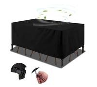 UKIXOM Funda para Muebles de Jardín, rectangulares Funda Protectora para Muebles, 60x55x35cm/LxWxH Oxford 600D Anti Viento, Adecuada Varios Muebles De Jardín Resistente Al Viento, Anti-UV
