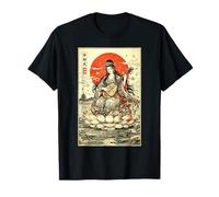 Ukiyo-e Benzaiten Mitología Japonesa Diosa Budista Camiseta