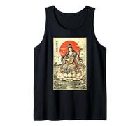 Ukiyo-e Benzaiten Mitología Japonesa Diosa Budista Camiseta sin Mangas