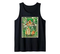 Ukiyo E Fox Spirit japonés Camiseta sin Mangas