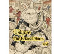 Ukiyo-e Hares vol.1 Various Job Coloring book for Adults:Traditional Japanese Art for Stress Relief and Relaxtion: Japanese Art / Woodblock Print / ... / Ukiyo-e Hares Various jobs (animal×Jobs)