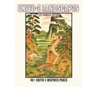 Ukiyo-e Landscapes Left-Handed Edition: Traditional Japanese Scenic Line Art (Ukiyo-e Coloring Books)
