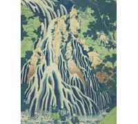 Ukiyo-e Notebook: Kirifuri Waterfall at Kurokami Mountain by Katsushika Hokusai: Japanese Vintage Art Journal