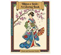 Ukiyo-e Style a coloring book: Japanese Art / Stress Relief / Ukiyo-e Style / Old Japanese Life