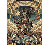 Ukiyo-e Yokai Rock Star Coloring Book for Adults: Traditional Japanese Art for Stress Relief and Relaxation: Japanese Art / Woodblock Print / Stress Relief / Mindfulness / Yokai Rock Star