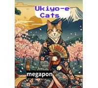 Ukiyoe Cats: Sakura Zen Coloring Book: Adult Coloring Book with 10 Beautiful Japanese Woodblock Style Illustrations