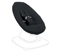 Ukje Cubierta Protegida para Columpio Compatible con 4moms MamaRoo 5 - Forros para Columpios de Bebé, Cubierta para Mecedora de Bebé, Fácil de Instalar, Hecho a Mano en Europa (Negro)