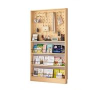 Ukkajovlex Strong Floor Bookshelf Easy To Install Book Shelf Holder 40-120cm Wide Bookcase Decor 6 Feet High Bookshelves For Bedroom Multifunctional Wall Thin Bookshelf Open Display Shelves(47in)