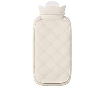 UKKD bolsa agua caliente Bolso De Agua Caliente De Gel De Silicona De Nuevo Patrón, Bolso De Punto De Calificación De Alimentos Llena De Agua,Cuidado De La Bolsa De Agua Caliente Portátil Para Mujeres