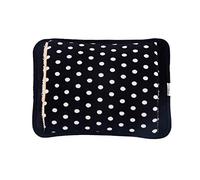 UKKD Bolsa de Agua Caliente Caliente Bolsa De Recargable Eléctrica Polka Dot Calentador De Mano Velvet Bolsa De Agua Caliente Aliviar el dolor menstrual el dolor de espalda articular.10 Colores