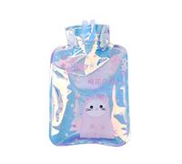 UKKD Botella de agua caliente 1 Pz 18 * 12 Cm Trasparente Portatile Stampato Bottiglia Di Acqua Calda Calda Belly Treasure Mano Scaldamo Mini Borse Per Acqua Calda