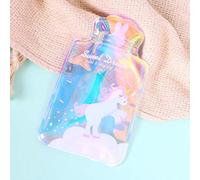 UKKD Botella de agua caliente 1 Pz 18 * 12 Cm Trasparente Portatile Stampato Bottiglia Di Acqua Calda Calda Belly Treasure Mano Scaldamo Mini Borse Per Acqua Calda