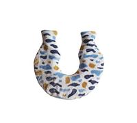 UKKD Botella de agua caliente 1400Ml Bottiglia Di Acqua Calda Borsa Neck Mano Piedi Inverno Inverno A-Shaped Water Bag Cover Cover Shoulder Warm Fleece Per Bambini