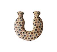 UKKD Botella de agua caliente 1400Ml Bottiglia Di Acqua Calda Borsa Neck Mano Piedi Inverno Inverno A-Shaped Water Bag Cover Cover Shoulder Warm Fleece Per Bambini