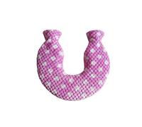 UKKD Botella de agua caliente 1400Ml Bottiglia Di Acqua Calda Borsa Neck Mano Piedi Inverno Inverno A-Shaped Water Bag Cover Cover Shoulder Warm Fleece Per Bambini
