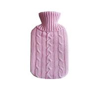 UKKD Botella de agua caliente 2000Ml Lavabile Lavorazione A Maglia Rimovibile Inverno Acqua Calda Bottiglia Di Acqua Calda Grande A Prova Di Freddo Calda Protettiva Calda